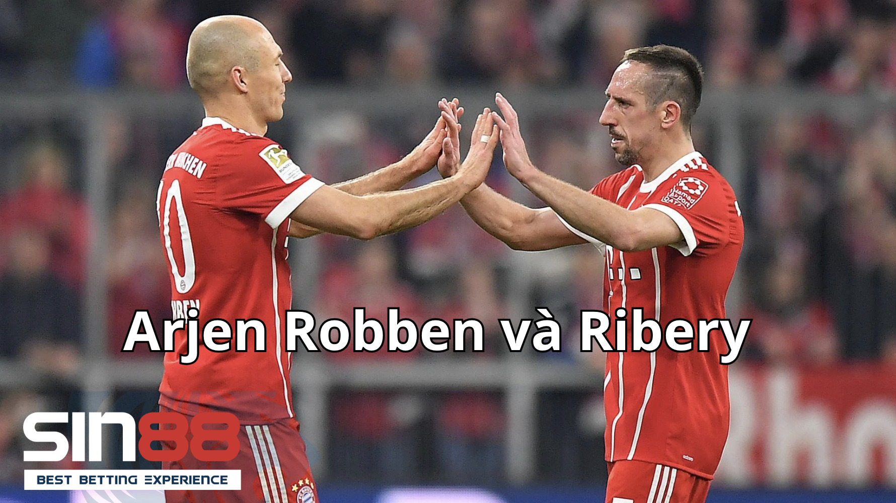Arjen Robben và Ribery trong đội bóng